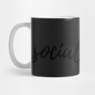 Social Media Binder Label Mug